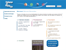 Tablet Screenshot of espacesetsocietes.msh-paris.fr
